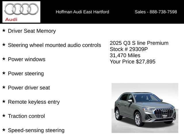 Used 2025 Audi Q3 2.0T Premium AWD/4WD image 24