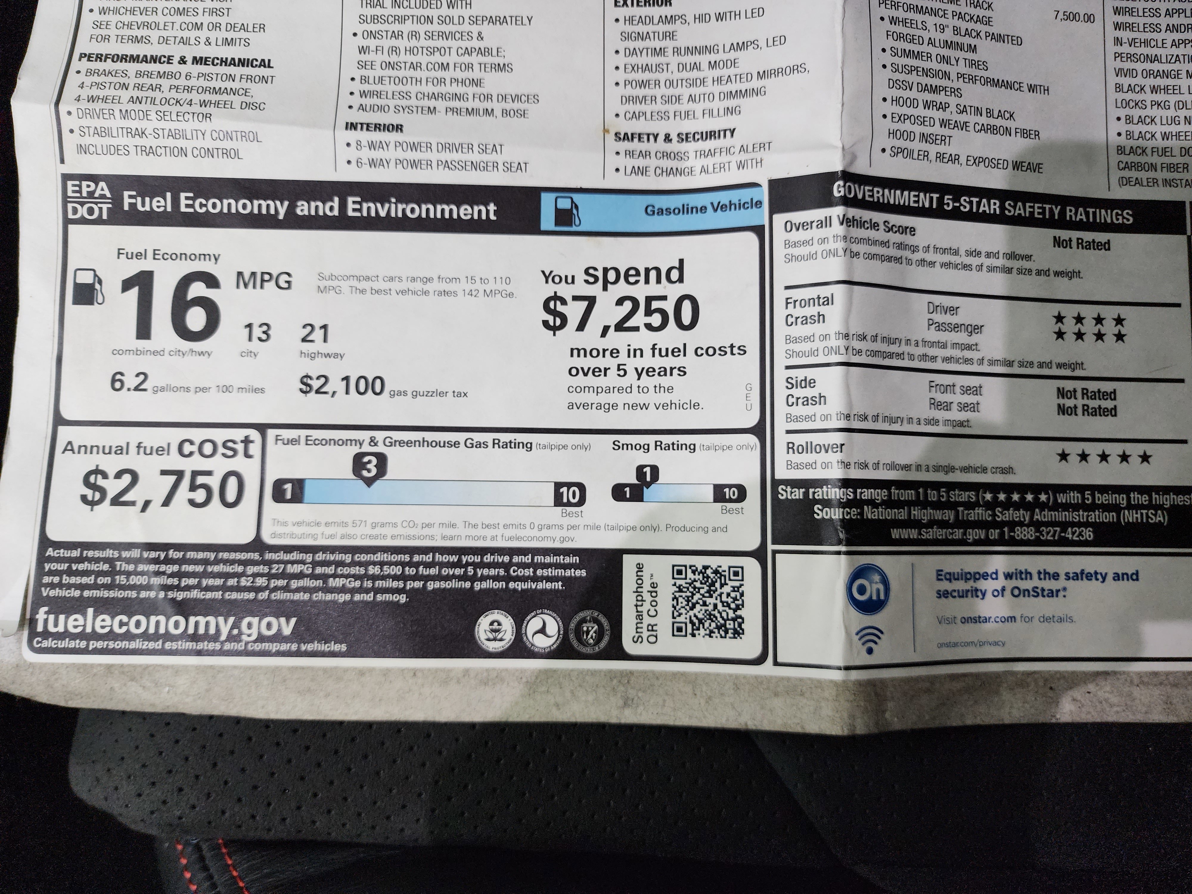 Used 2022 Chevrolet Camaro ZL1 image 44