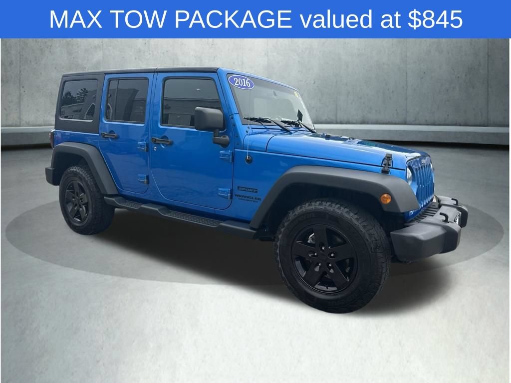 Used 2016 Jeep Wrangler Unlimited Sport w/ Quick Order Package 24S AWD/4WD image 9