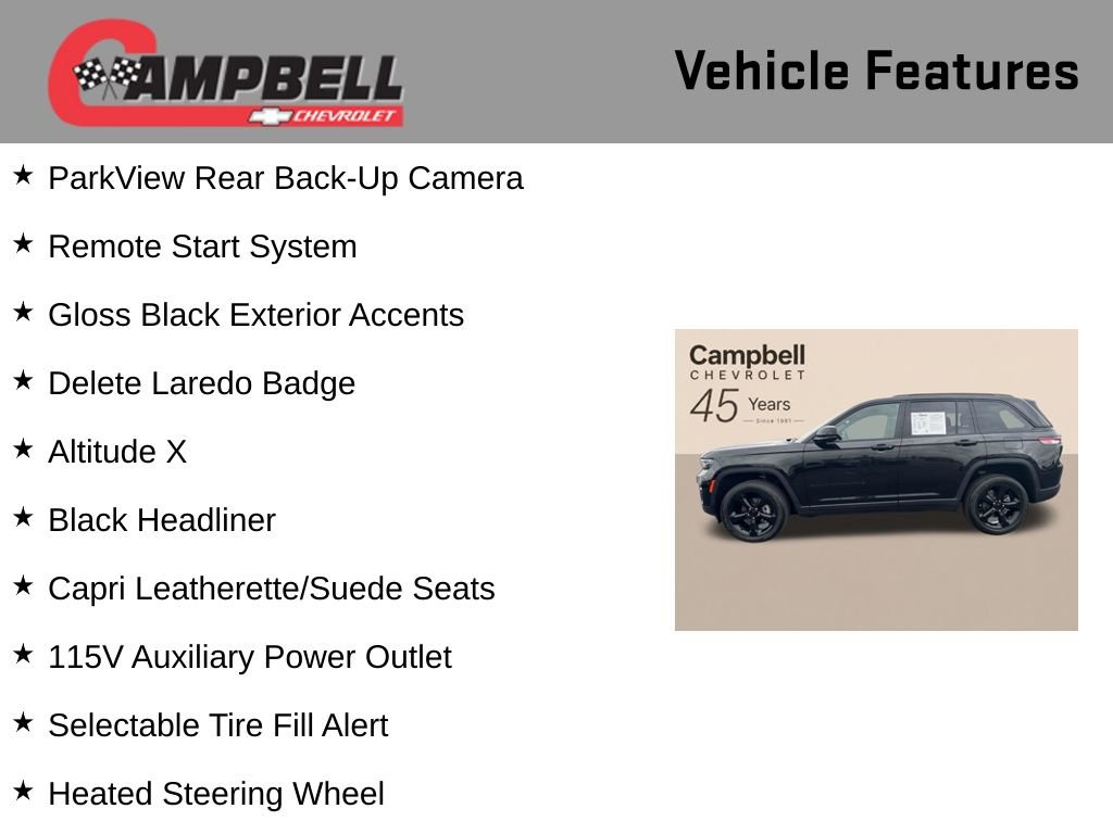 Used 2024 Jeep Grand Cherokee Altitude AWD/4WD image 16