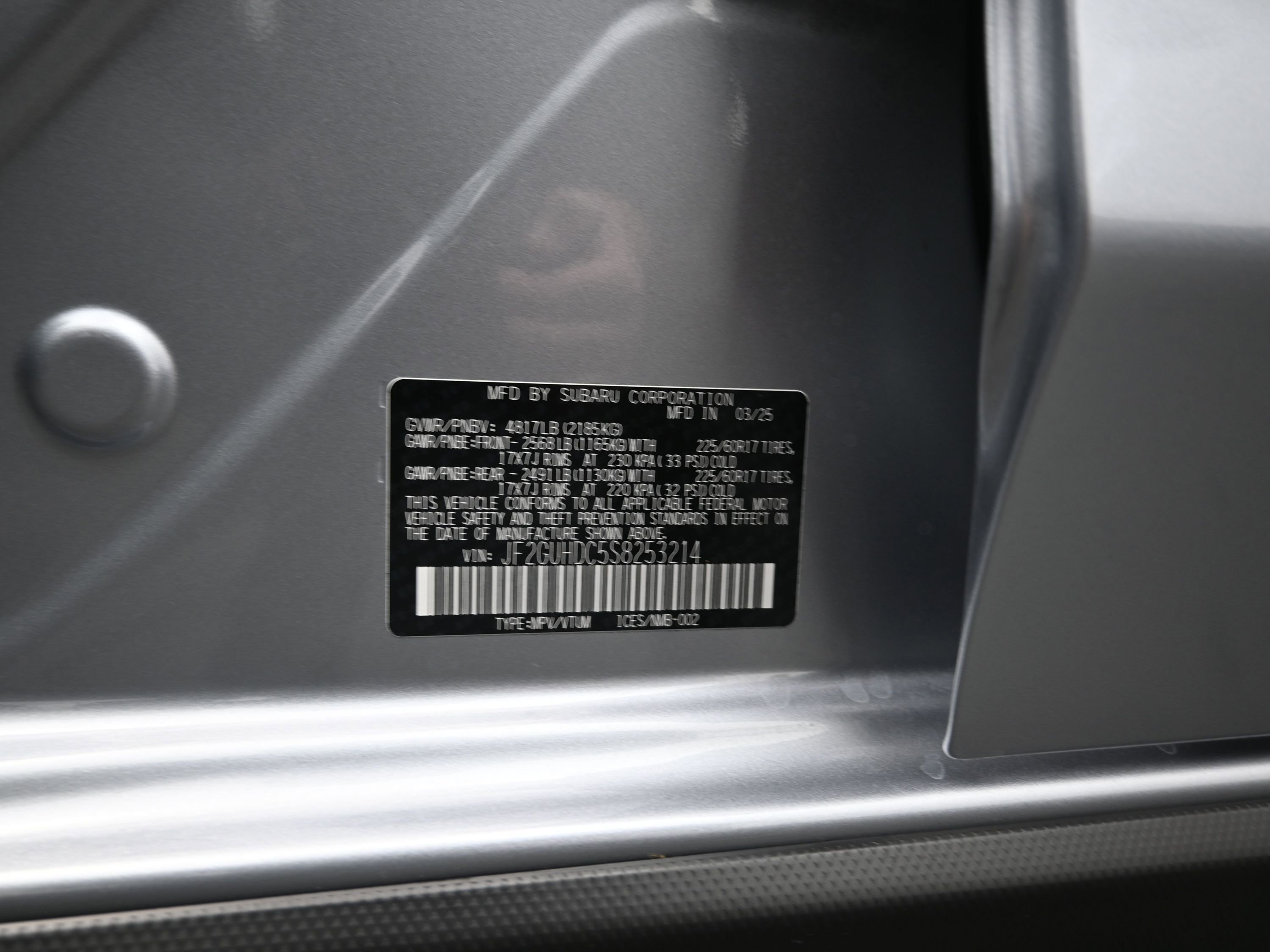 Used 2025 Subaru Crosstrek 2.0i Premium w/ Crosstrek Mirror Package image 15