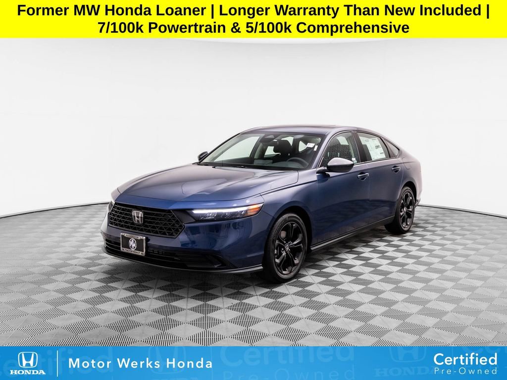 Certified 2025 Honda Accord SE