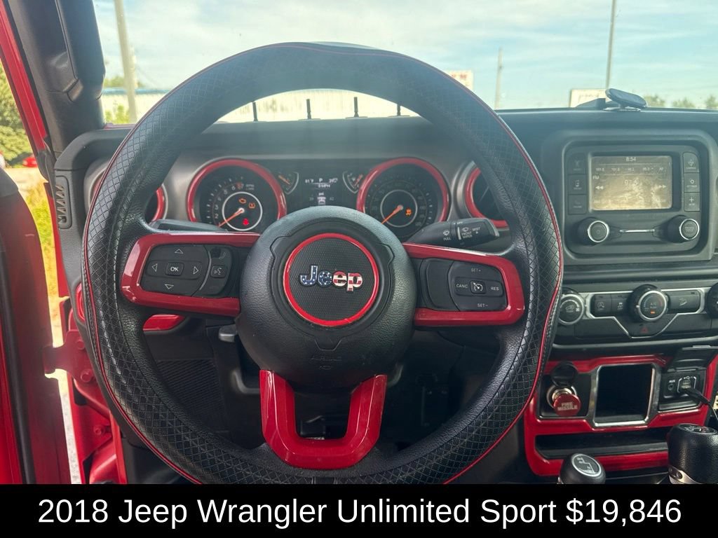 Used 2018 Jeep Wrangler Unlimited Sport AWD/4WD image 10