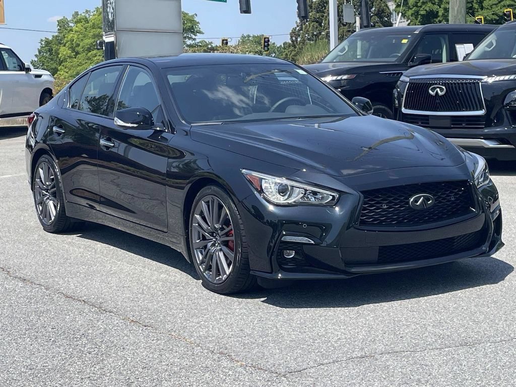 Certified 2023 INFINITI Q50 Red Sport 400 w/ Black Opal Edition RWD image 5