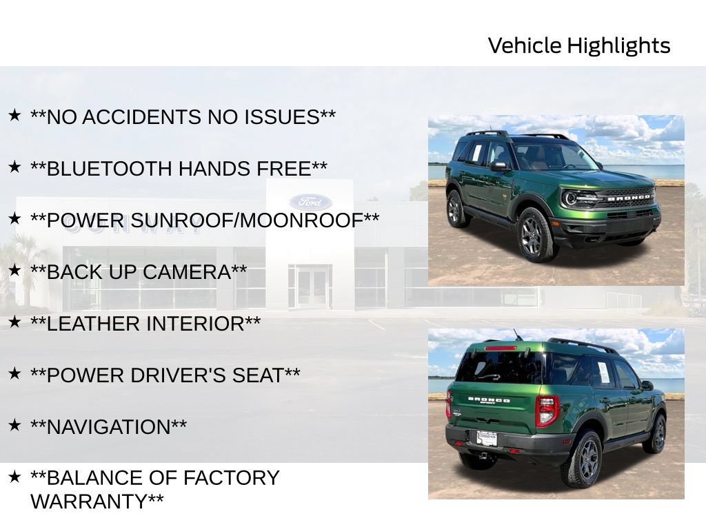 Used 2023 Ford Bronco Sport Badlands w/ Premium Package AWD/4WD image 6