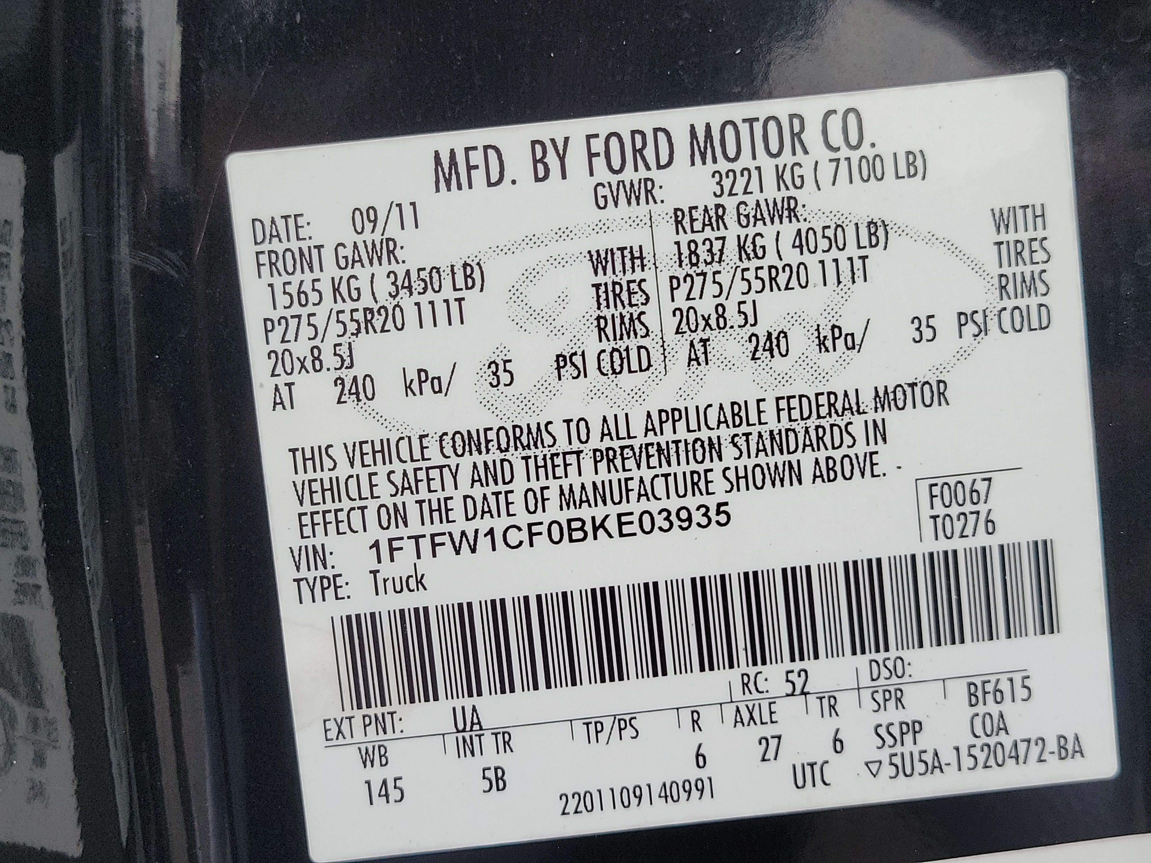 Used 2011 Ford F150 FX2 w/ FX Luxury Pkg RWD image 30