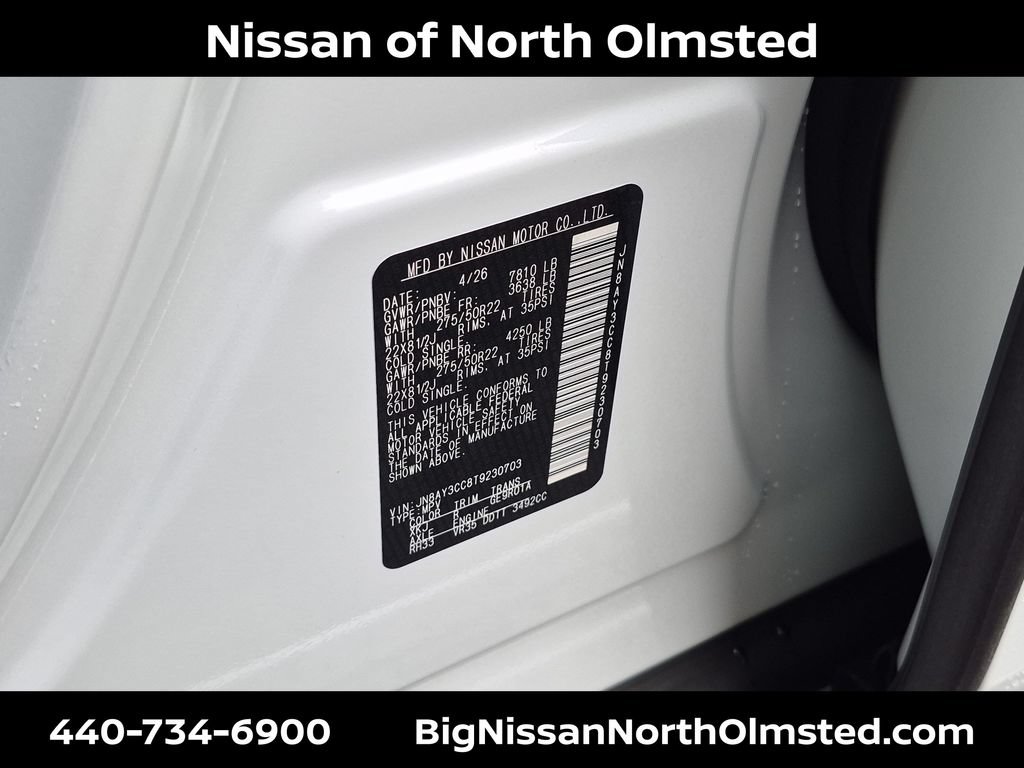 New 2026 Nissan Armada Platinum Reserve AWD/4WD image 20