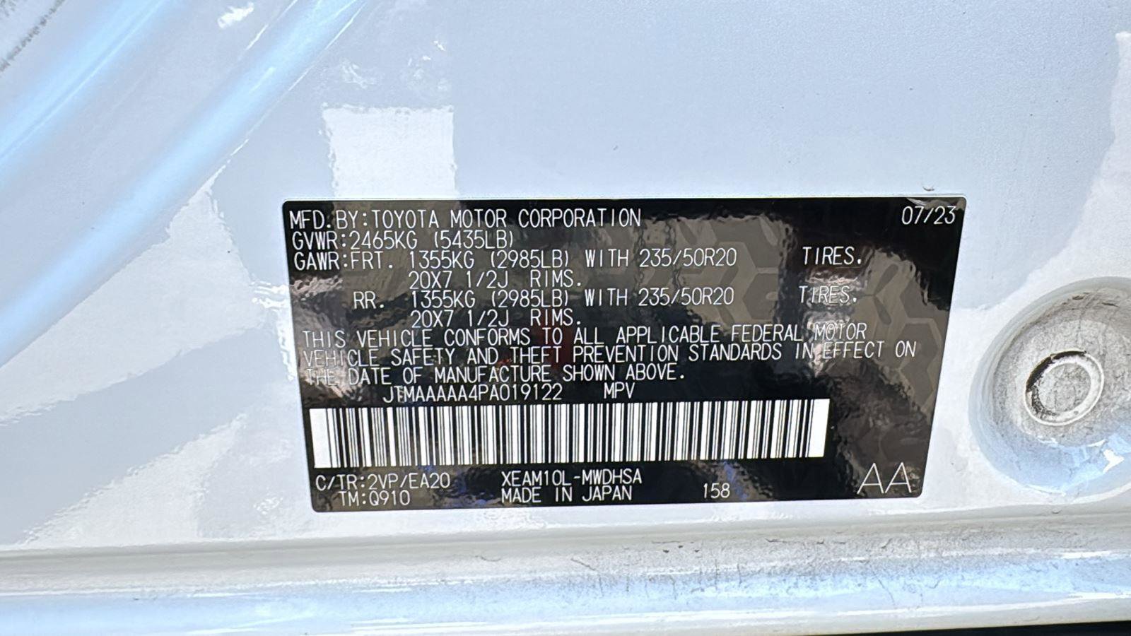 Certified 2023 Toyota bZ4X Limited image 20