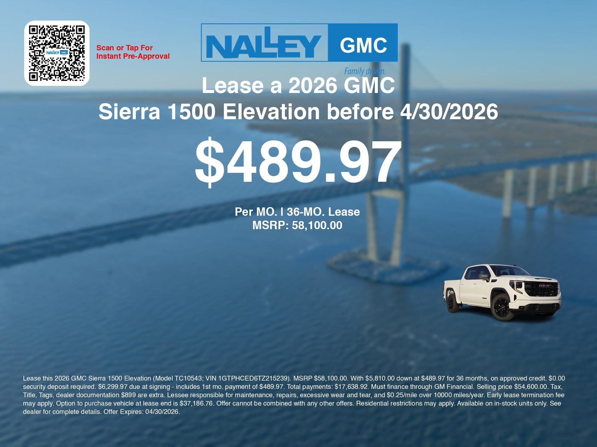 New 2026 GMC Sierra 1500 Elevation image 3