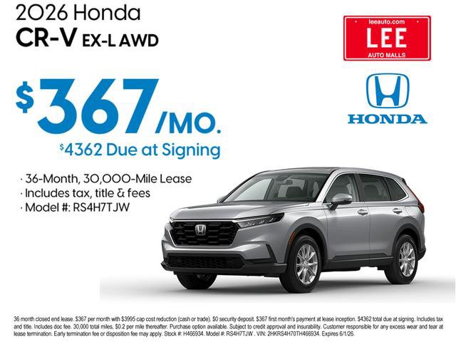 New 2026 Honda CR-V EX-L image 4