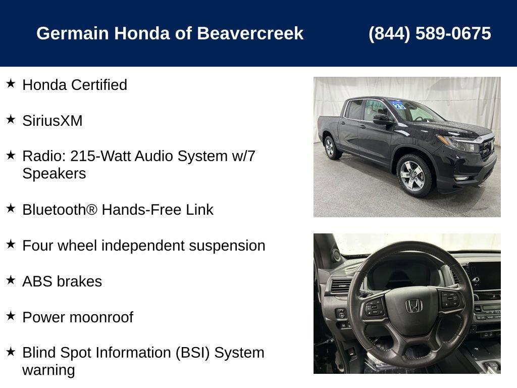 Used 2025 Honda Ridgeline RTL image 5