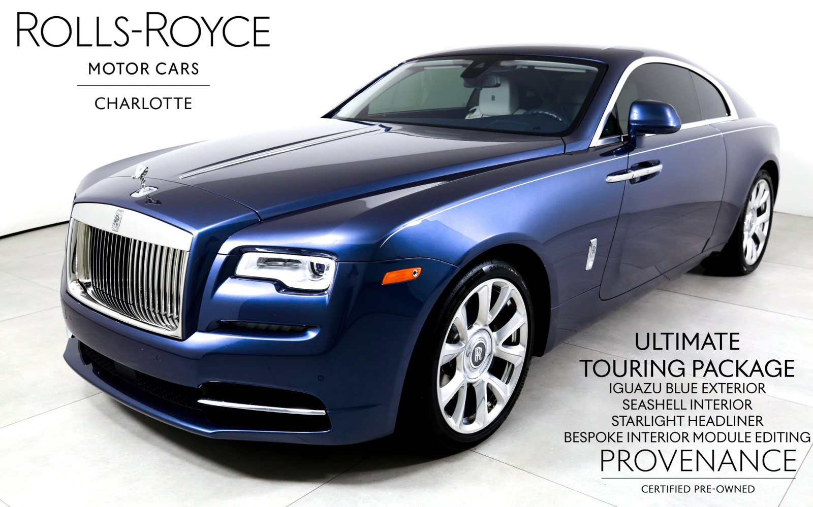 Certified 2019 Rolls-Royce Wraith RWD image 1