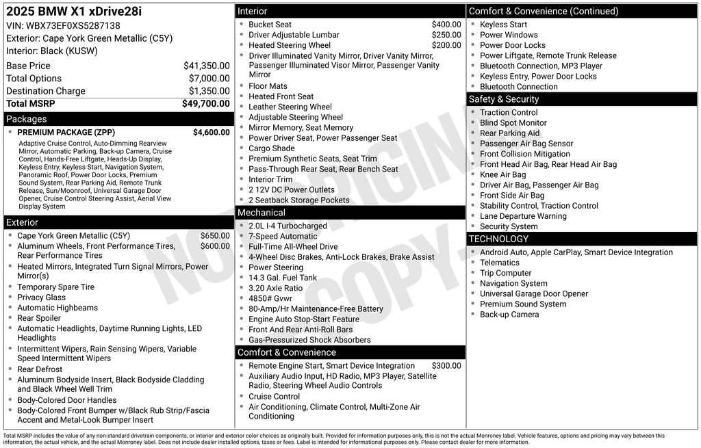 Used 2025 BMW X1 xDrive28i image 18