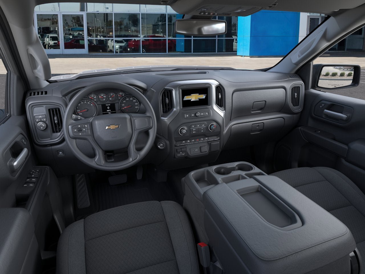 New 2026 Chevrolet Silverado 1500 Custom w/ Turbomax Blackout Package RWD image 34