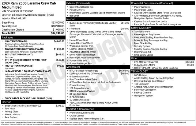 Used 2024 RAM 2500 Laramie w/ Night Edition image 2