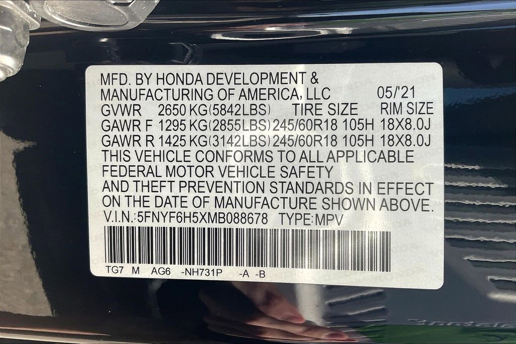 Used 2021 Honda Pilot EX-L image 42