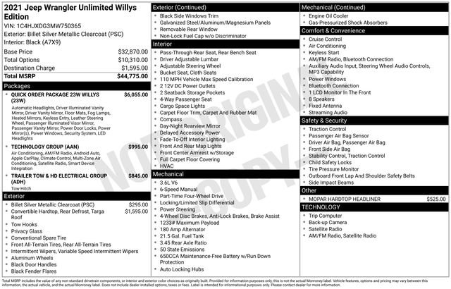 Used 2021 Jeep Wrangler Unlimited Sport image 5