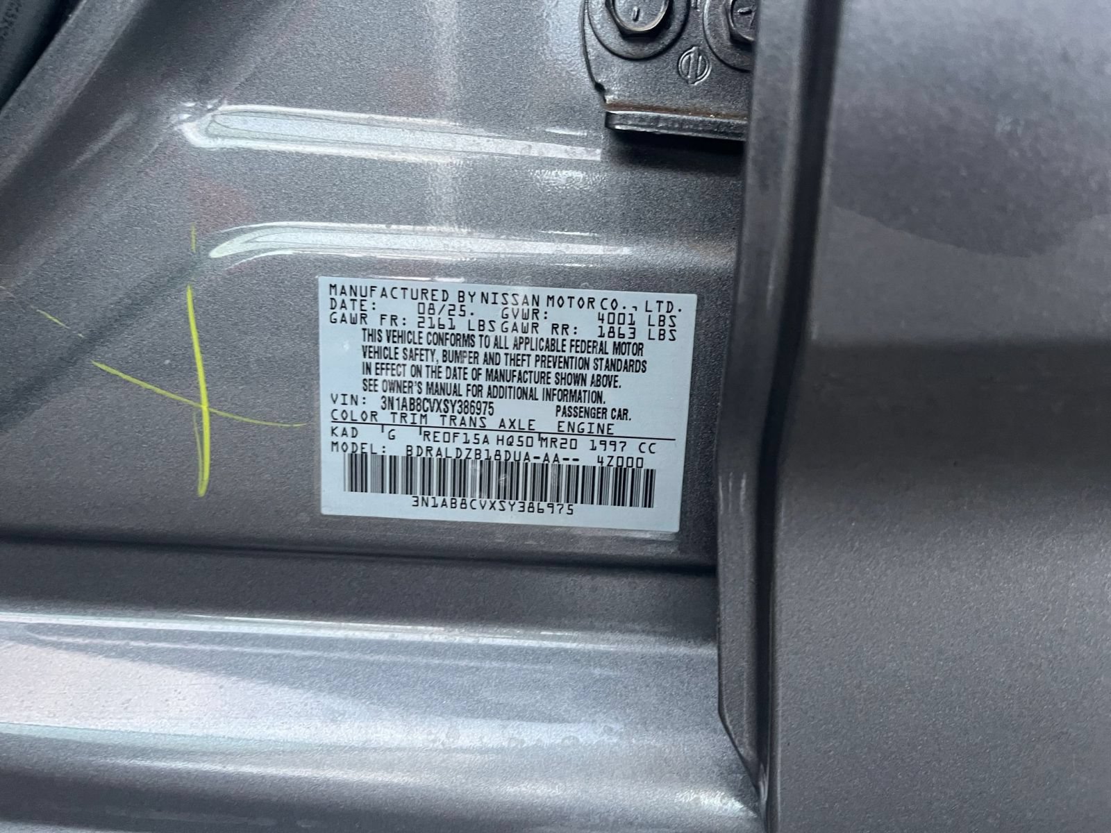 Used 2025 Nissan Sentra SV FWD image 22