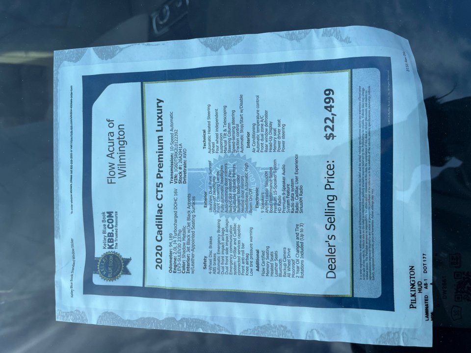 Used 2020 Cadillac CT5 Premium Luxury image 33