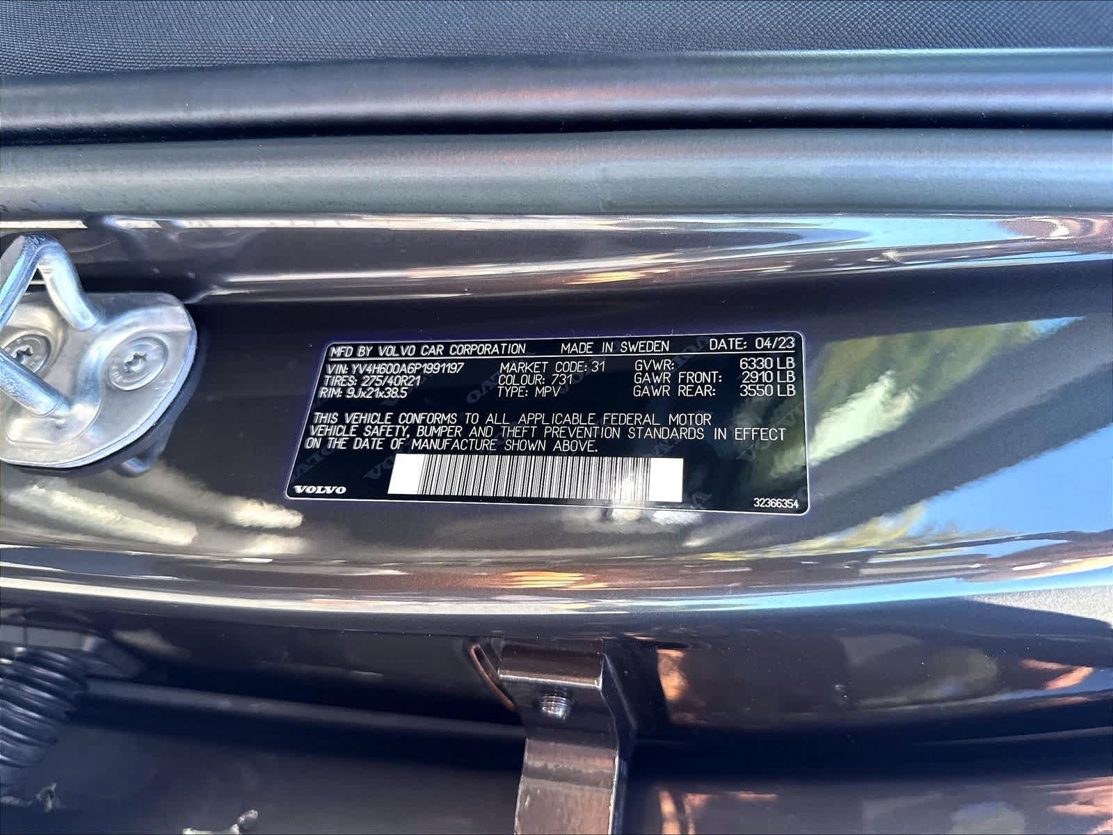 Used 2023 Volvo XC90 T8 Ultimate w/ Protection Package Premier AWD/4WD image 36