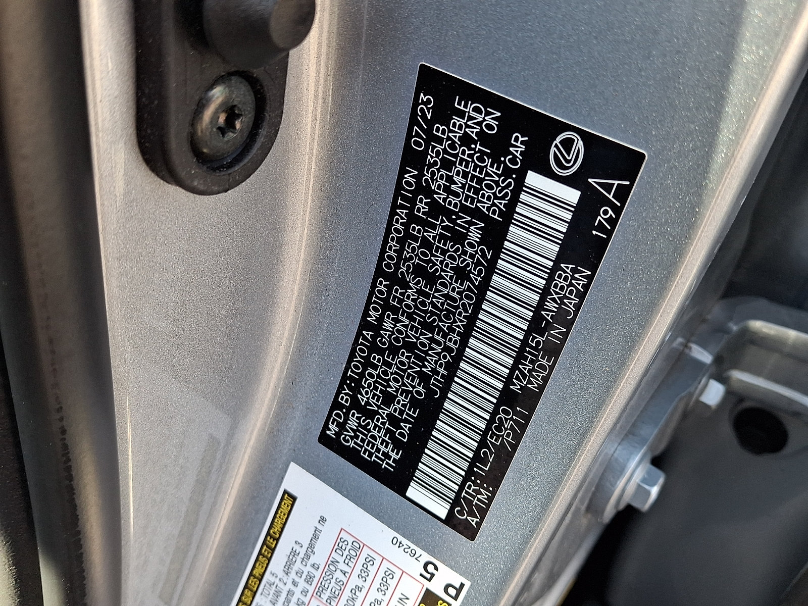 Certified 2024 Lexus UX 250h AWD w/ Premium Package image 28