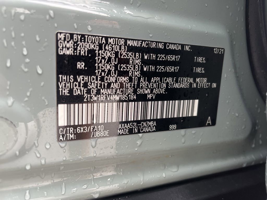 Used 2021 Toyota RAV4 XLE w/ Convenience Package image 11