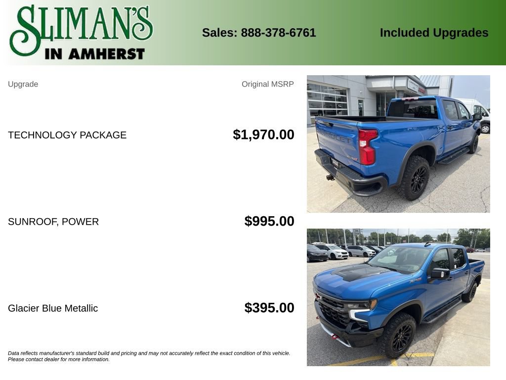 Used 2022 Chevrolet Silverado 1500 ZR2 w/ Technology Package AWD/4WD image 11