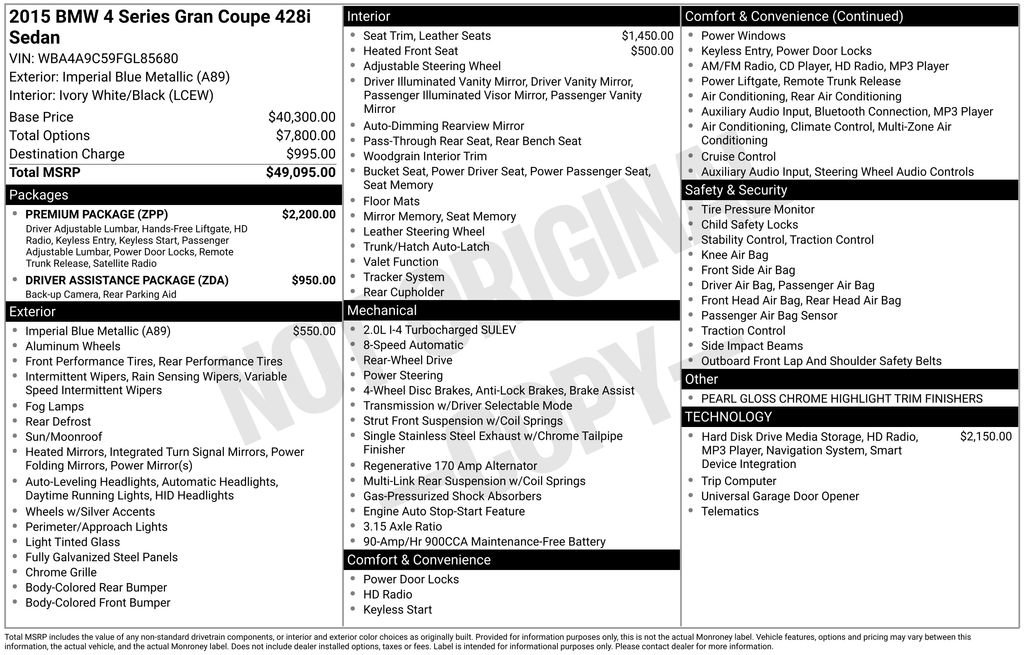 Used 2015 BMW 428i Gran Coupe image 42