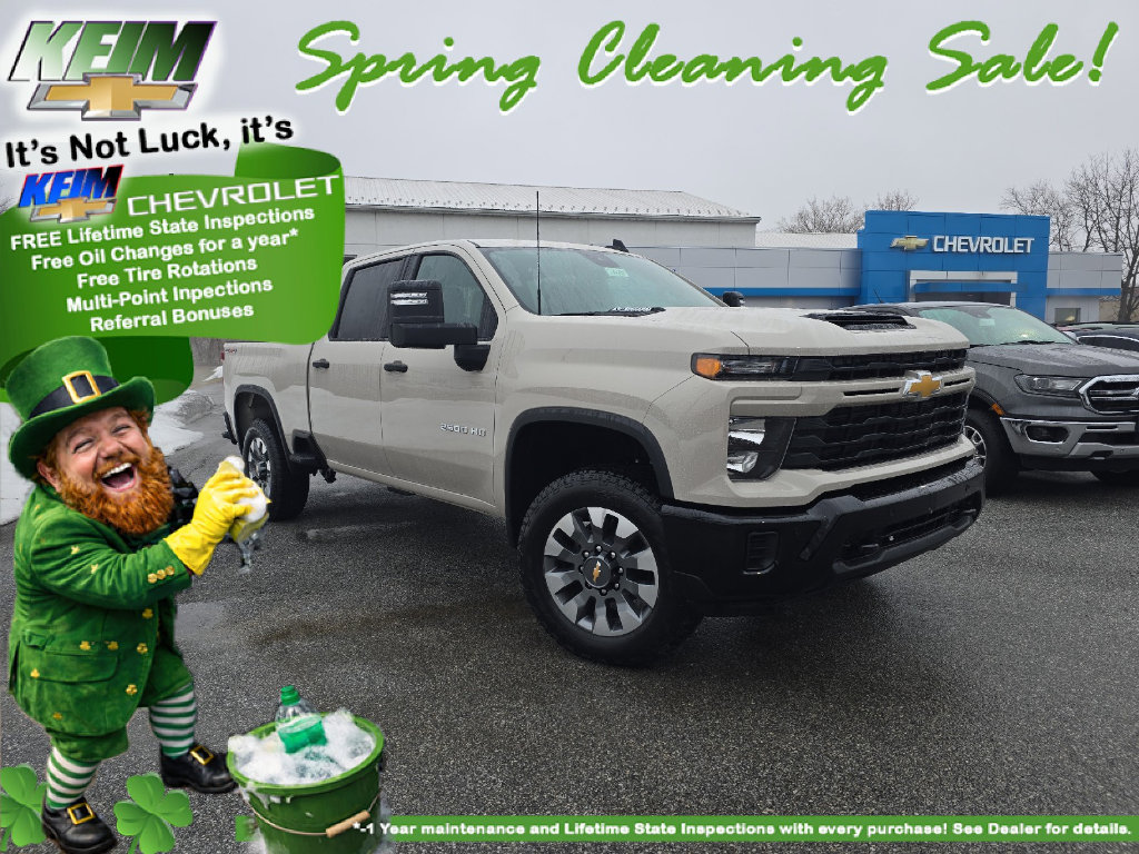 New 2026 Chevrolet Silverado 2500 Custom w/ Custom Value Package