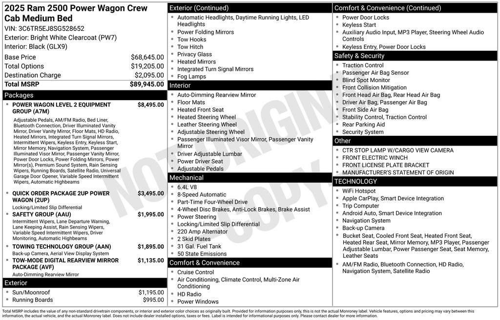 New 2025 RAM 2500 Power Wagon image 6