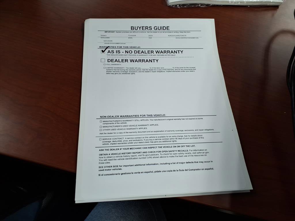 Used 2024 Subaru Crosstrek 2.5i Limited w/ Crosstrek Mirror Package image 36
