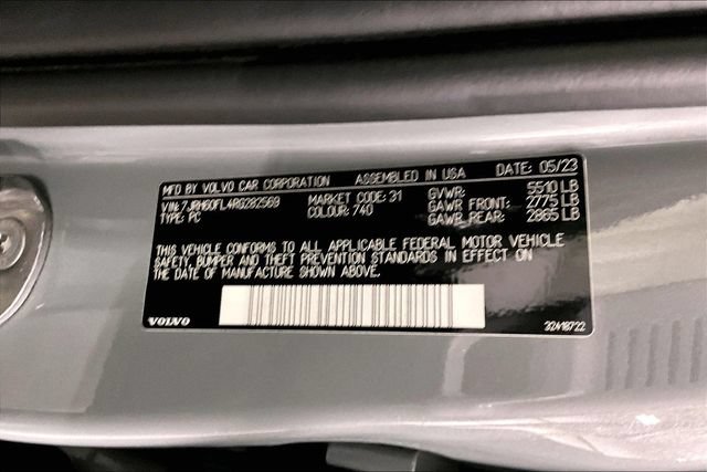Certified 2024 Volvo S60 T8 Plus w/ Climate Package AWD/4WD image 37
