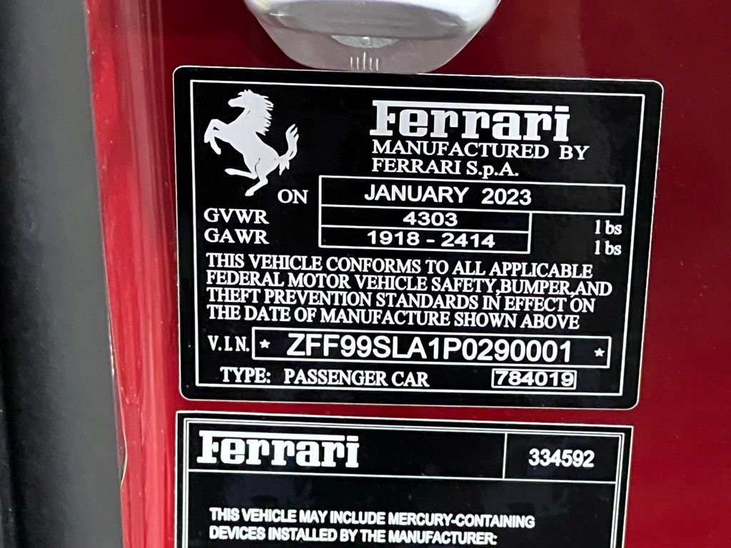Used 2023 Ferrari 296 GTB RWD image 17