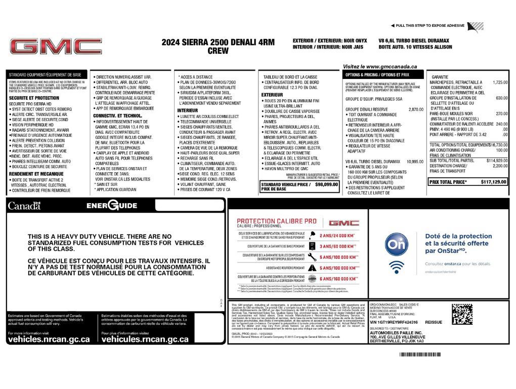 Used 2024 GMC Sierra 2500 Denali w/ Denali Reserve Package AWD/4WD image 2