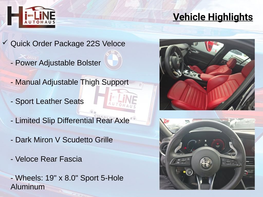 Used 2024 Alfa Romeo Giulia Veloce AWD/4WD image 12