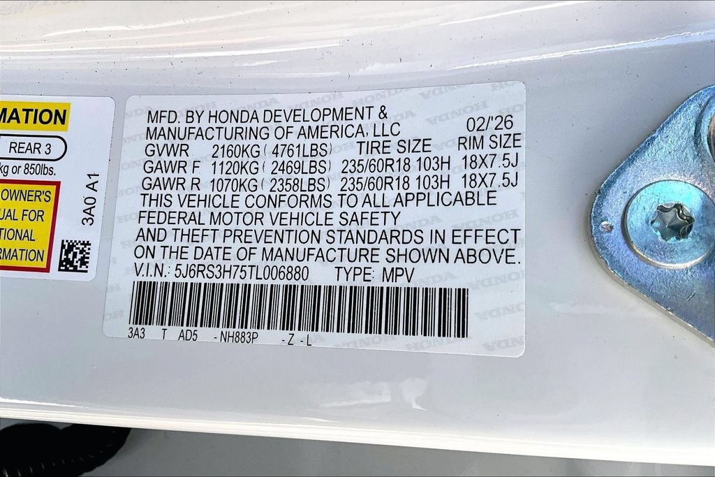 Used 2026 Honda CR-V EX-L image 16