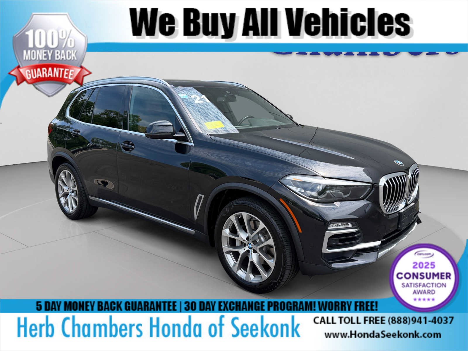 Used 2021 BMW X5 xDrive40i w/ Convenience Package AWD/4WD image 1