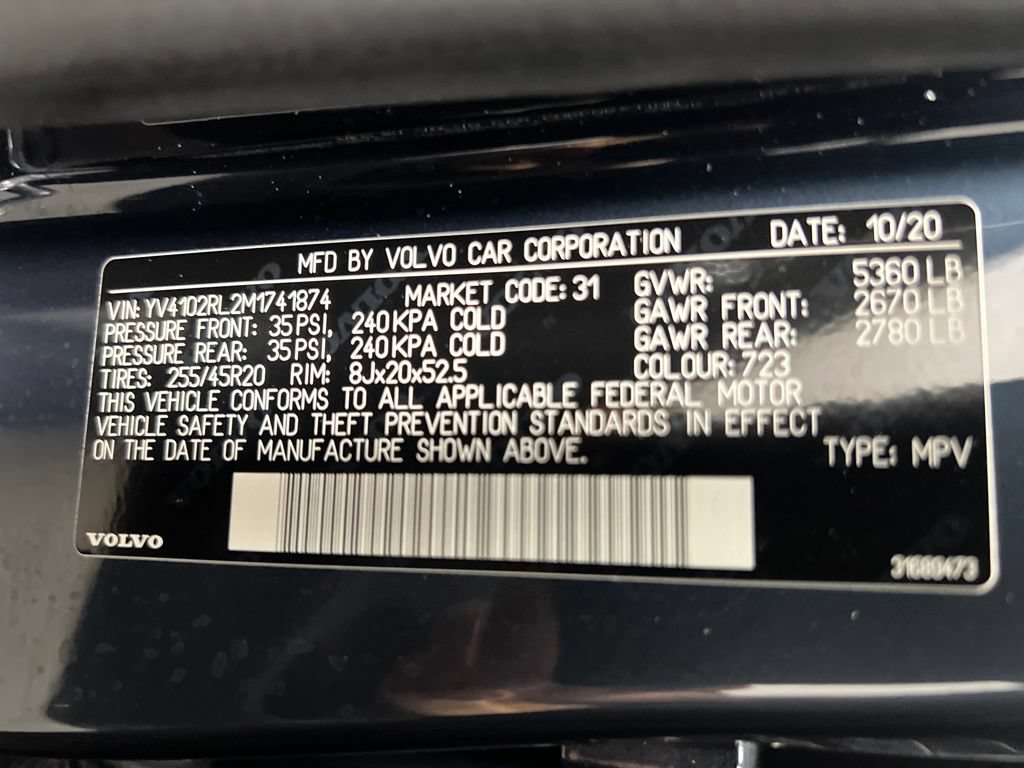 Used 2021 Volvo XC60 T5 Inscription w/ Advanced Package AWD/4WD image 33