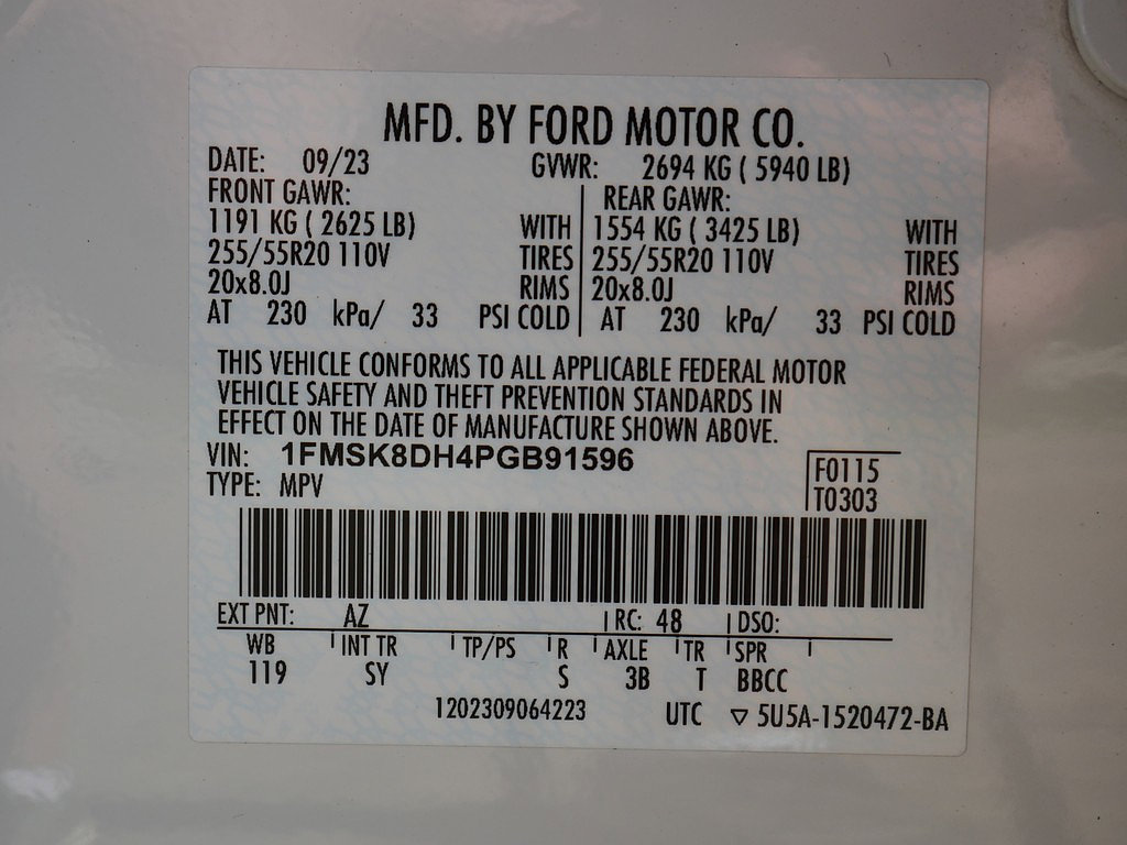 Used 2023 Ford Explorer XLT w/ Equipment Group 202A AWD/4WD image 65