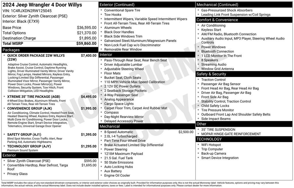 Used 2024 Jeep Wrangler Willys image 15