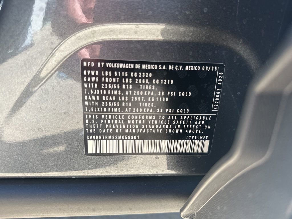 New 2025 Volkswagen Tiguan S image 25