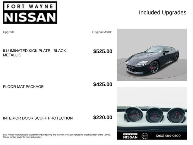 New 2026 Nissan Z Performance w/ Floor Mat Package RWD image 4