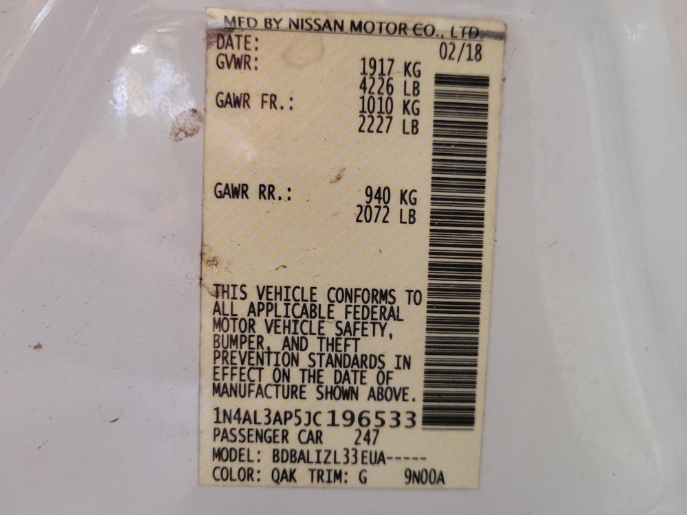 Used 2018 Nissan Altima 2.5 SV FWD image 33