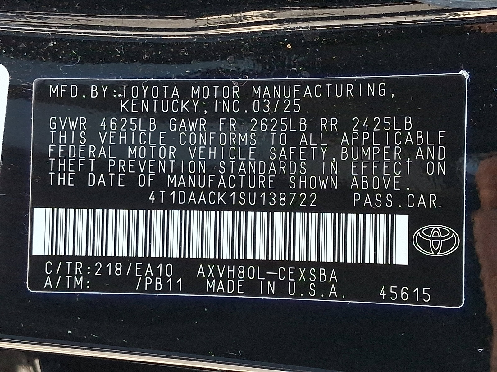 Used 2025 Toyota Camry SE image 28