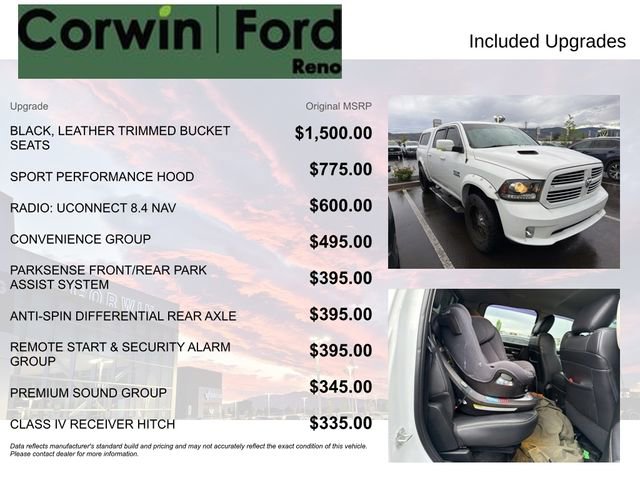 Used 2016 RAM 1500 Sport w/ Convenience Group AWD/4WD image 8