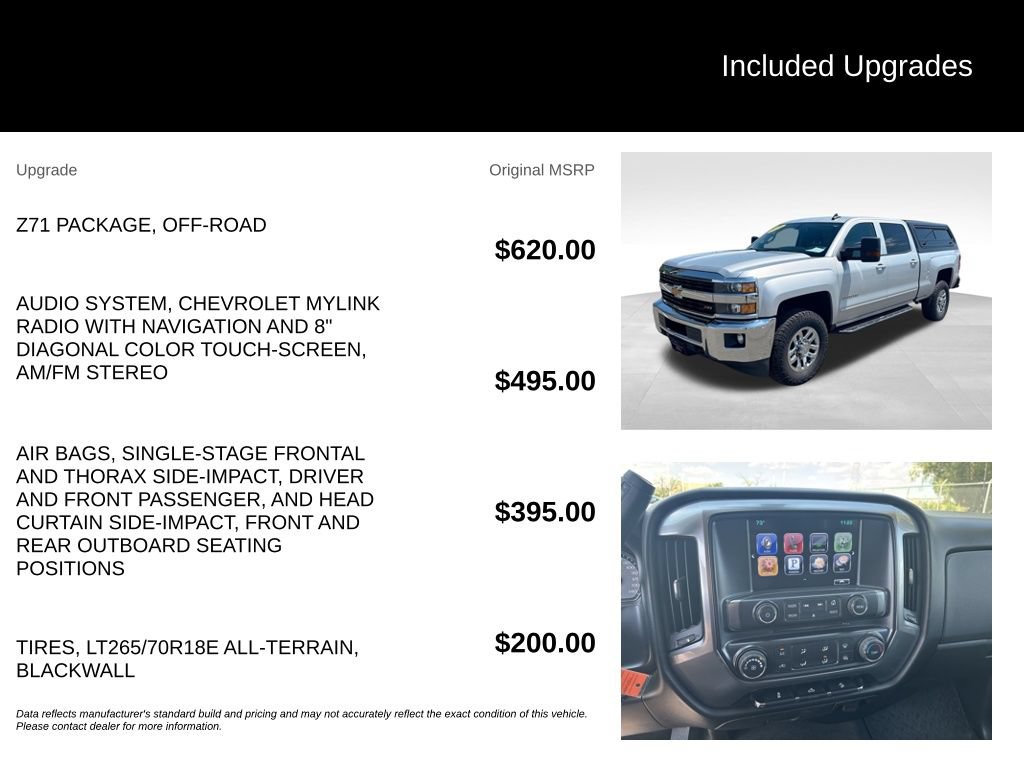 Used 2016 Chevrolet Silverado 3500 LT w/ Z71 Package, Off-Road AWD/4WD image 7