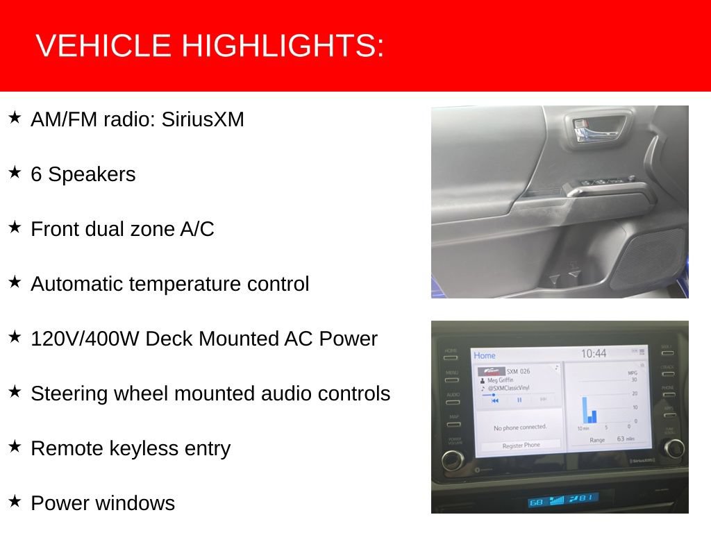 Used 2022 Toyota Tacoma TRD Sport w/ Technology Package RWD image 27