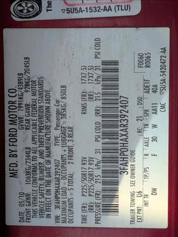 Used 2010 Ford Fusion SE FWD image 17