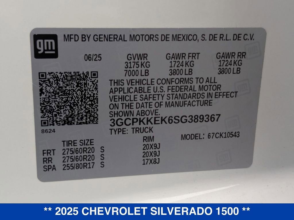 New 2025 Chevrolet Silverado 1500 LT image 38