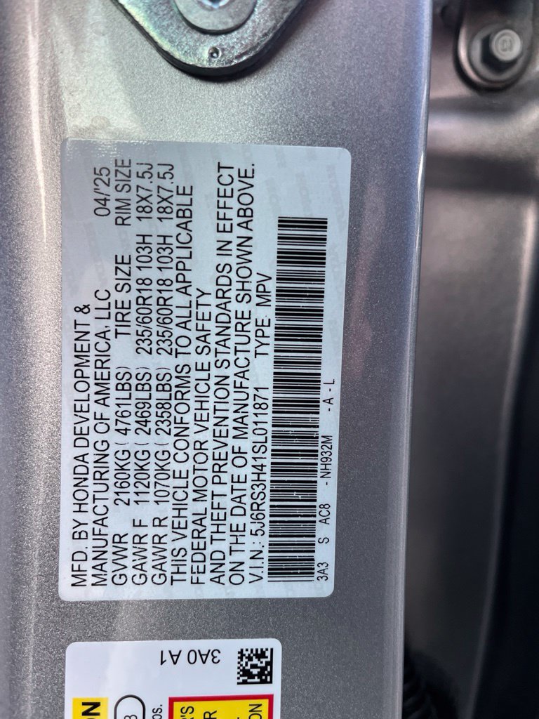 Certified 2025 Honda CR-V EX image 10